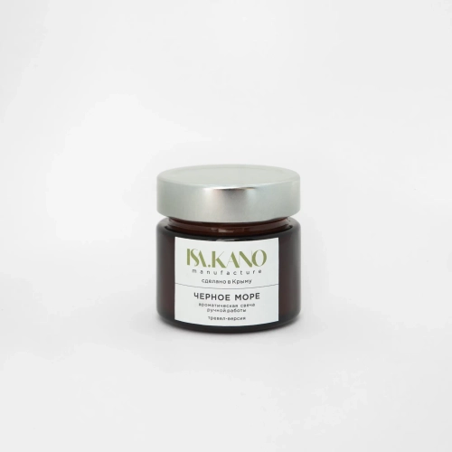 ISA.KANO Ароматическая свеча «Черное море»