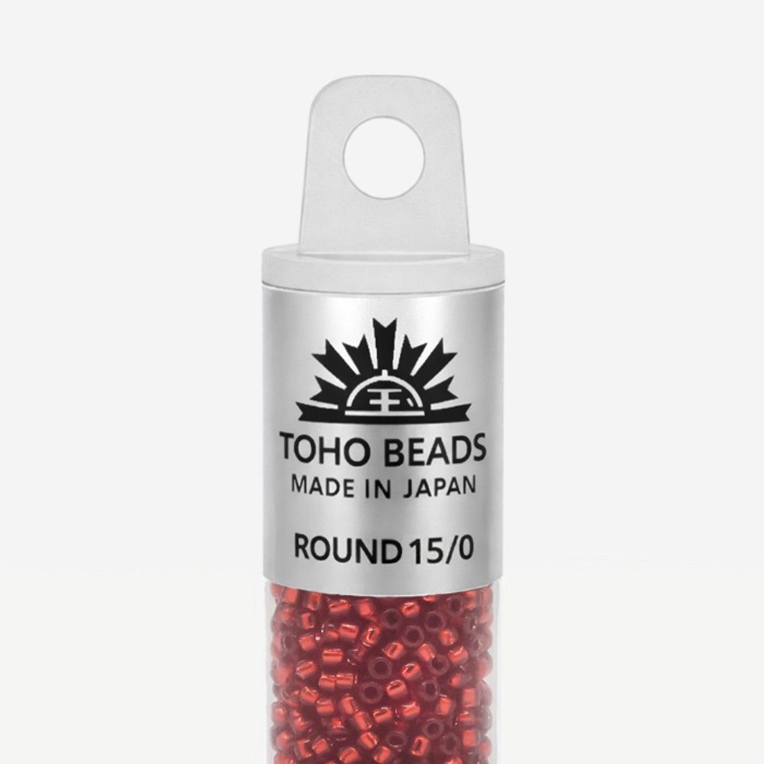 Японский бисер TOHO Round 15/0 (№25C), с внутренним серебрением, прозрачный