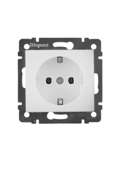 Legrand розетка 4420 с рамкой 4 белая