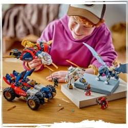 Конструктор LEGO Ninjago 71834 Многофункциональный ультра-мех Зейна — фото 10