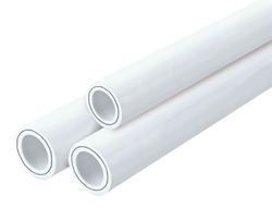 Труба полипропиленовая PPR/AL/PPR SDR 6 ППР 25 х 4.2 армированная алюминием, 25 бар, белая, Valfex, 10104025