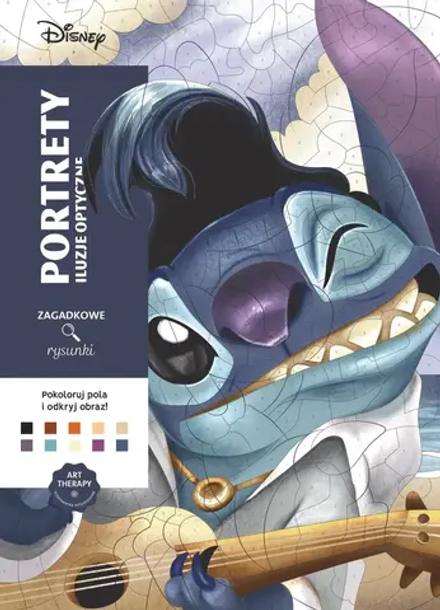 Раскраска по номерам Coloriages mystres Disney - официальное польское издание. Портреты.