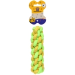 Игрушка - когтеточка для кошек и собак «Кукуруза», цвет желтый, 22см / d-3.5см