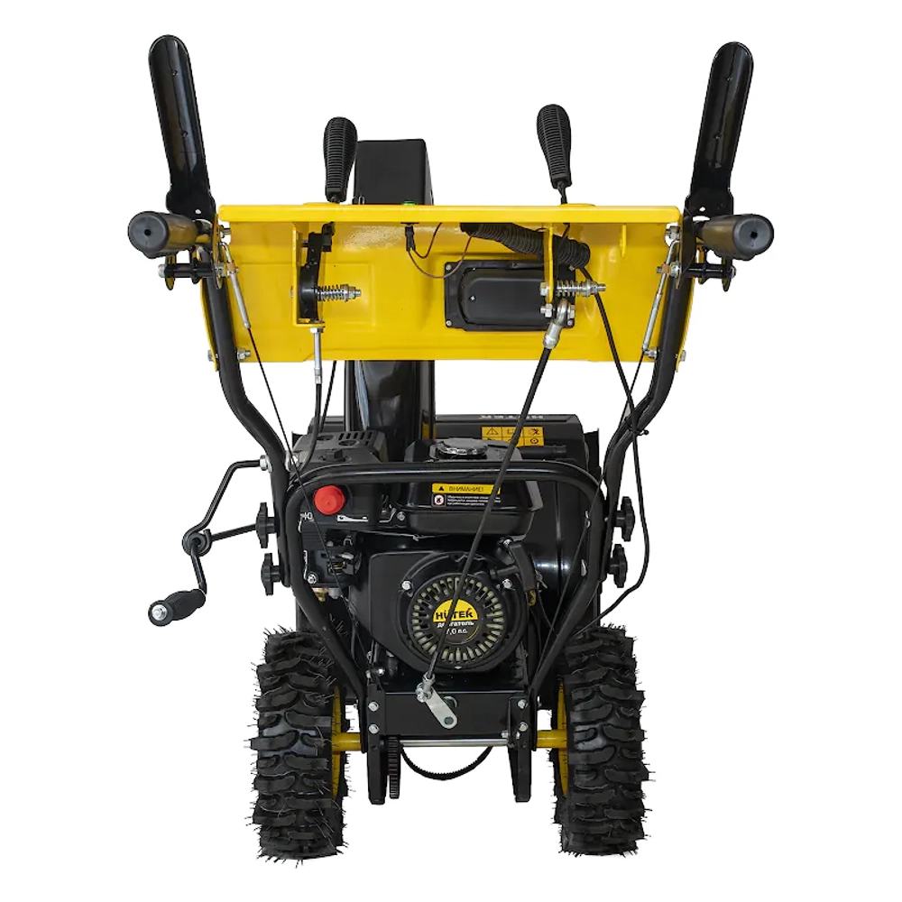 HUTER SGC 4100LX бензиновый снегоуборщик 7 л.с, ковш 68 см, выброс 15 м, 6 вперед/2 назад 70/7/26
