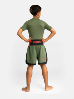 Шорты боксерские детские Venum Classic Army Green/Orange