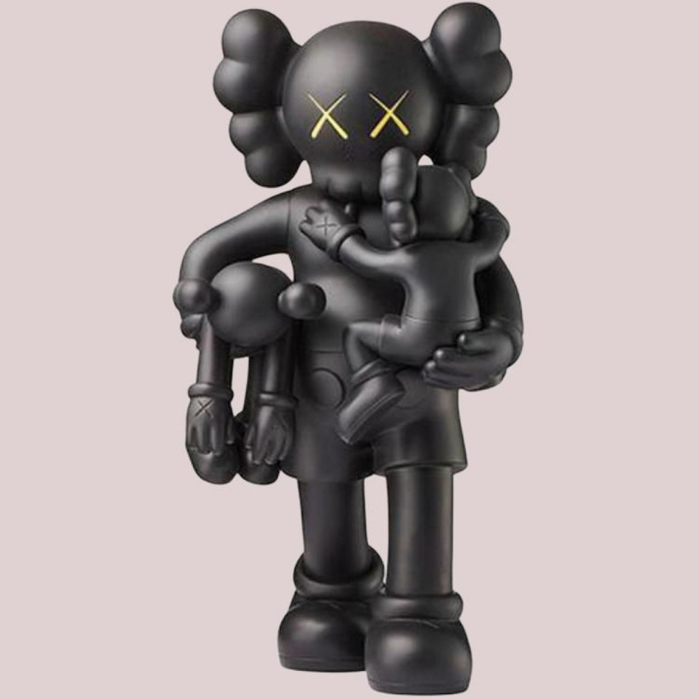 Дизайнерские игрушки KAWS KAWS Clean Slate Vinyl Figure Black, KW-CSVFBK
