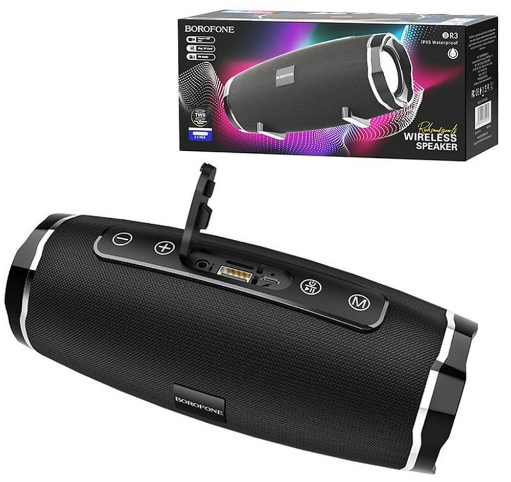 Колонка - Bluetooth BOROFONE BR3 (черный)