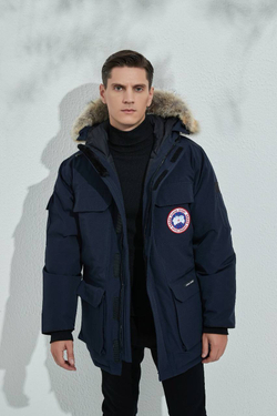 Темно-синяя пуховая парка Expedition Canada Goose премиум класса