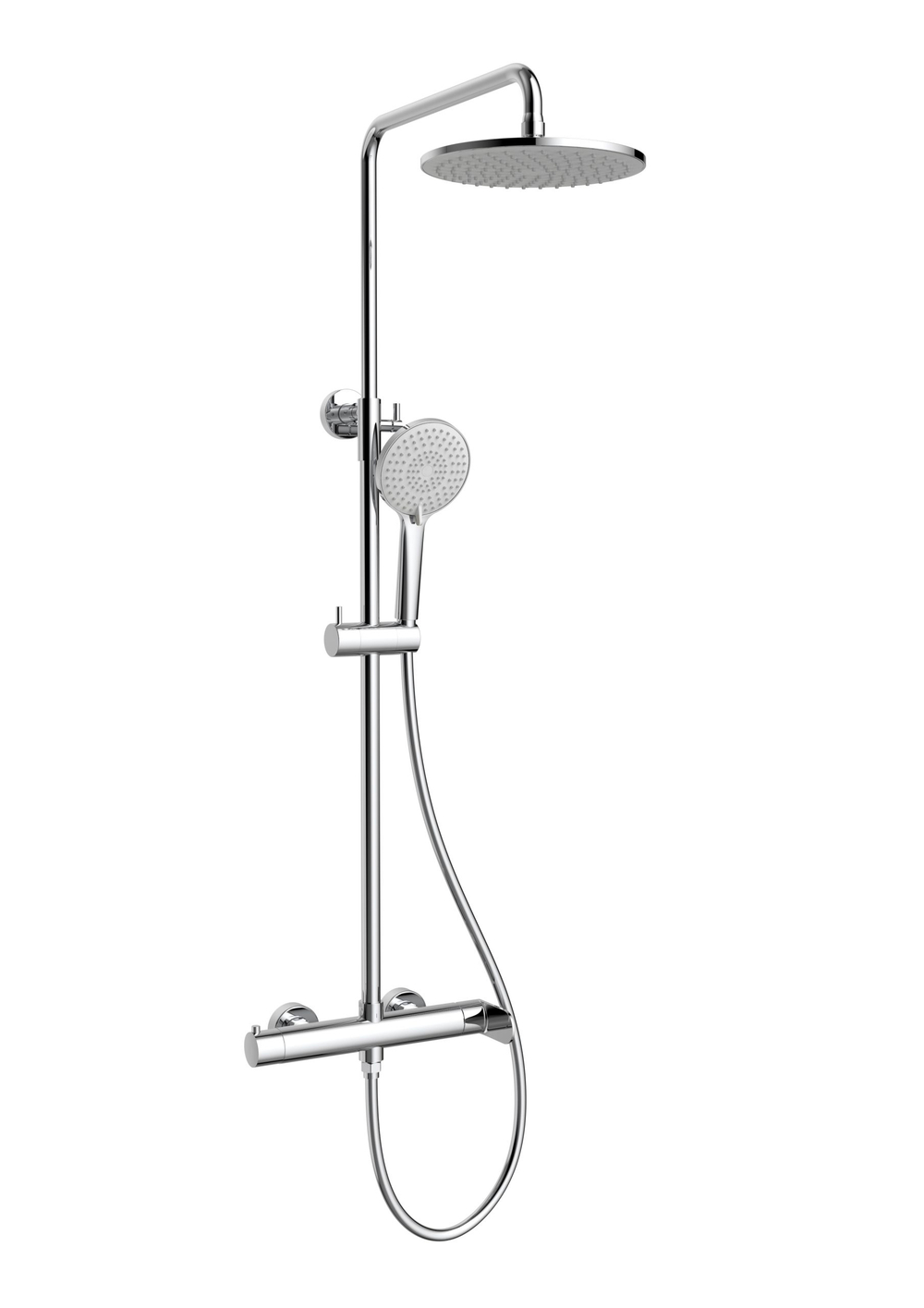 Душевая стойка Vincea Rondo VSFS-1R0CH без излива, хром