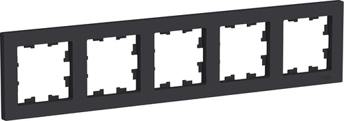 Рамка 5-м AtlasDesign универс. карбон