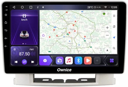 Магнитола для Opel Astra J 2010-2015 - Carmedia SF-9305 QLed, Android 12, TS10, CarPlay, 4G SIM-слот