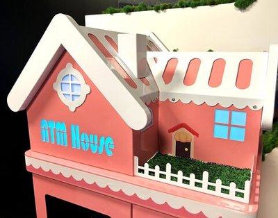 Разменный автомат для продажи жетонов "Кукольный домик" с купюроприемником