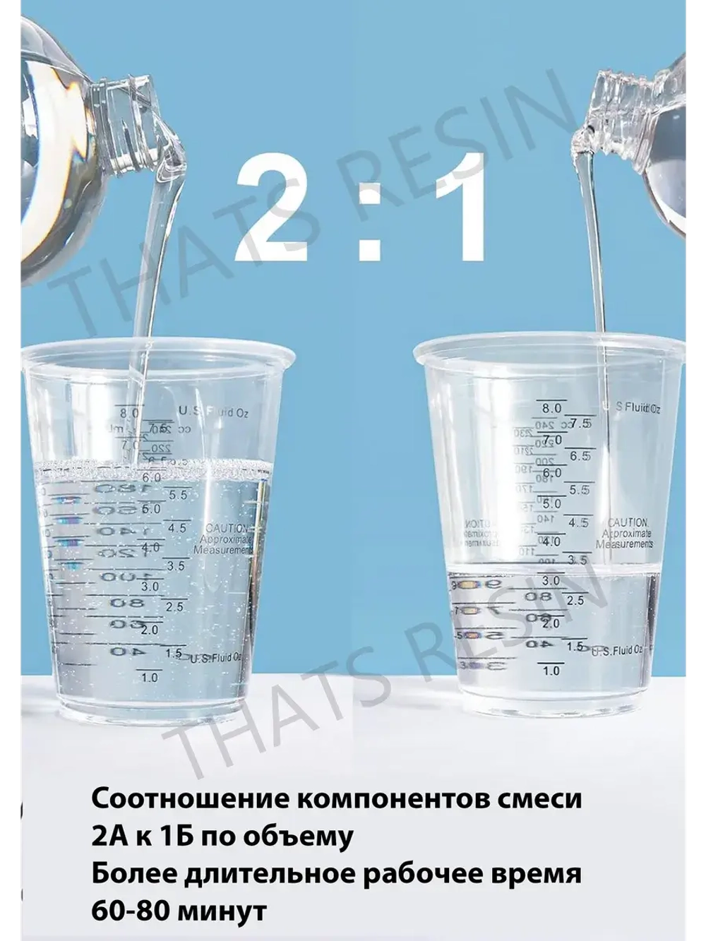 Эпоксидная смола для творчества универсальная 1.5 КГ