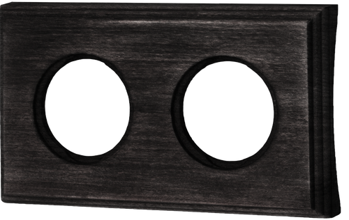 Рамка 2 постовая (Угольно-черный на бревно 240 мм) С.М. BF4C24-620-119