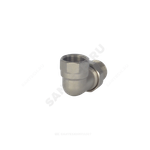 Соединитель латунь никель американка Ду 32 (1 1/4") угловой ВР/НР RTP (РосТурПласт) 25238