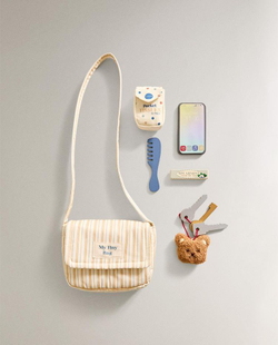 ZARA HOME ДЕТСКАЯ МИНИ-СУМКА С АКСЕССУАРАМИ, РАЗНОЦВЕТНЫЙ