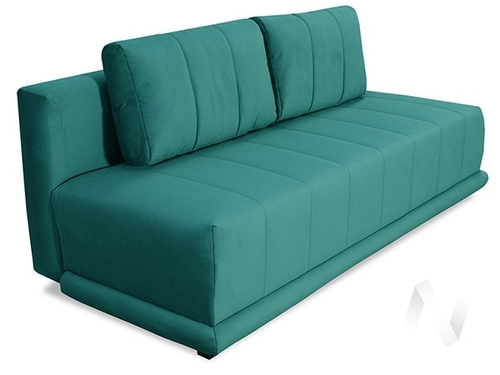 Диван прямой Флорида (БД) Карат 103 (бирюзовый однотон)