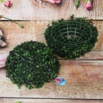 Искусственное растение шар «Самшит» темно-зеленый D-27см Ultramarine