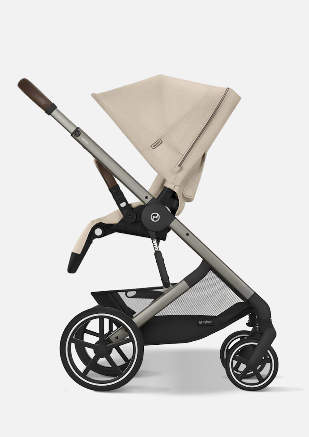Cybex Детская коляска Balios S Lux BLK 2 в 1 цвет Almond Beige
