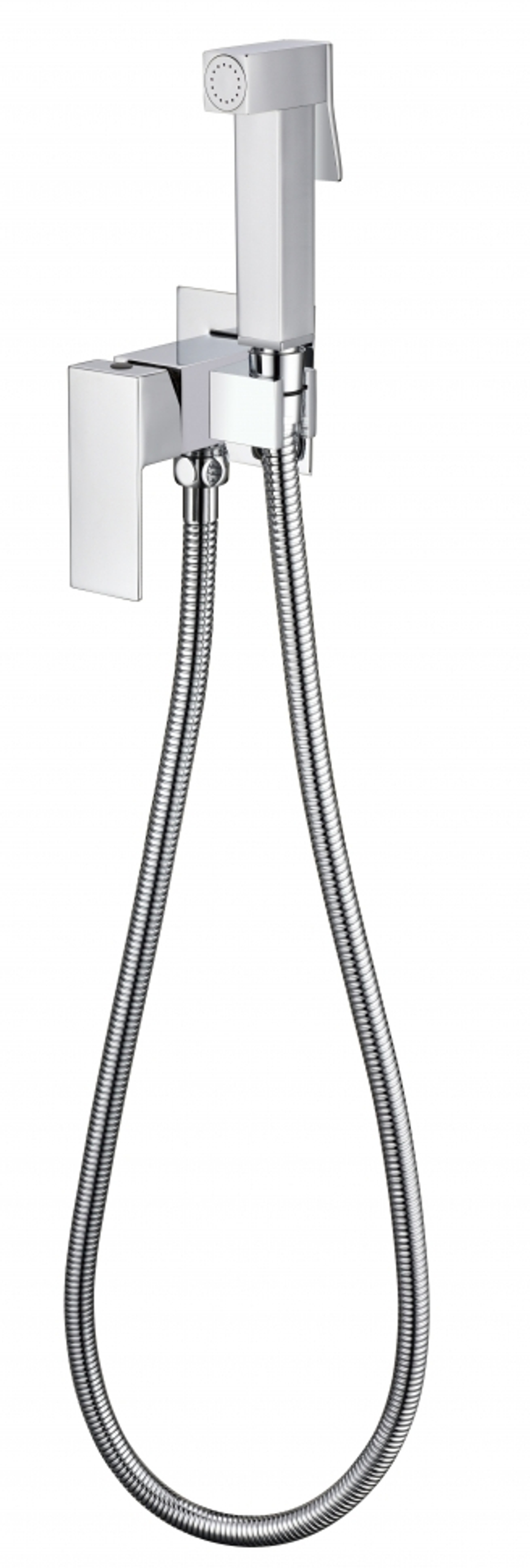 Смеситель встраиваемый с гигиеническим душем Grocenberg GB002 Хром