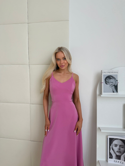 Платье Blossom миди розовый