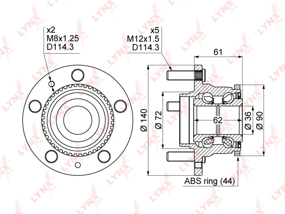 Ступица LYNX WH-1094