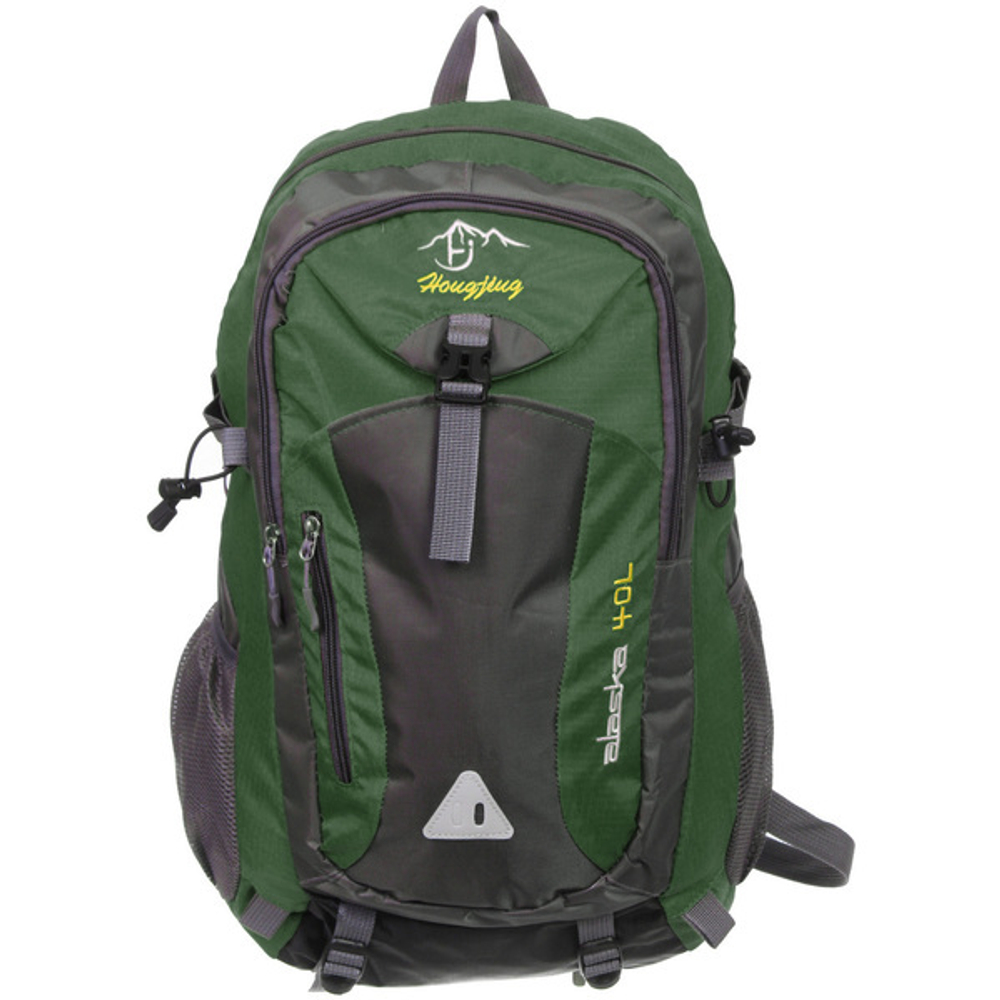 Рюкзак туристический 30л, цвет зелено-серый 3301