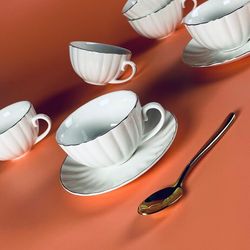 Lenardi 164-002 Чайный набор 12пр. 200мл в под.уп.(х6)Фарфор