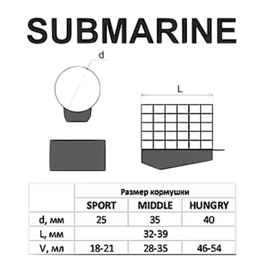 Груз-кормушка X-Feeder ME Submarine Middle 110гр цв.Army Camo 1шт Сварная сетка XFF106-110-35AC
