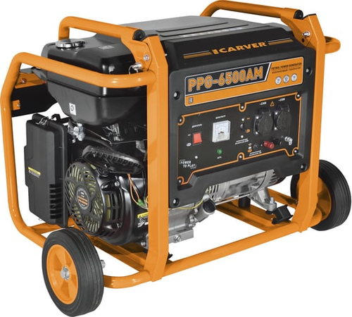 Генератор Carver PPG- 6500АM бензин
