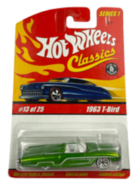 Hot Wheels Classics Series 1: 1963 T-Bird (Lime) (#13 of 25) (2005)