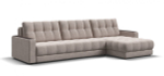 Угловой диван Босс Макс Велюр Монолит латте