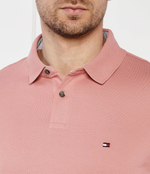 Поло Tommy Hilfiger - пудро-розовый(MW0MW17770)