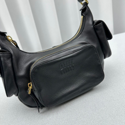 Miu Miu Nappa Leather Pocket Bag 21 cm