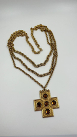 Колье с декоративным крестом Accessorcraft NY