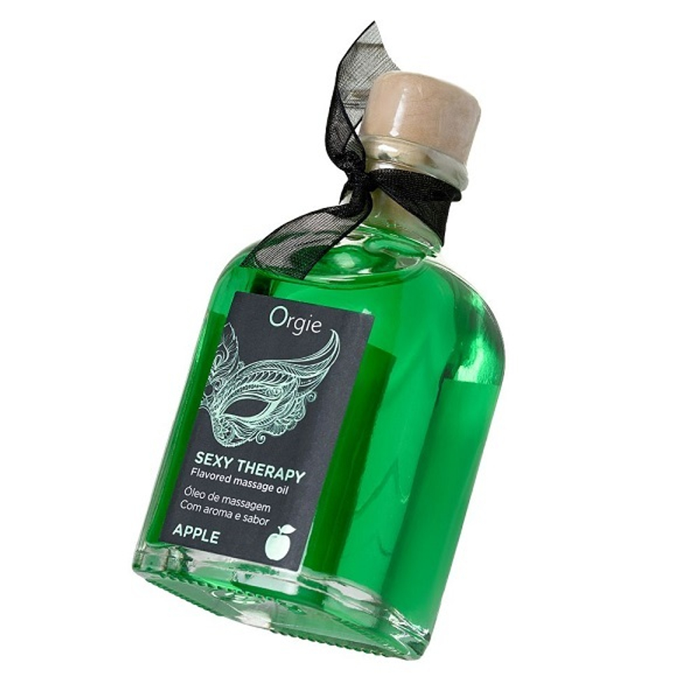 Массажное масло со вкусом яблока Orgie Lips Massage