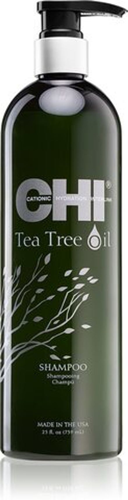 CHI Tea Tree Oil Shampoo - шампунь для жирных волос и кожи головы /   739  ml  / GTIN 633911762738