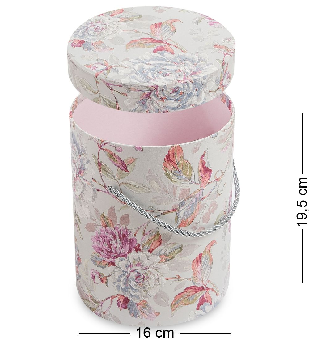 WG-78/2-A Коробка подарочная «Цилиндр» цв.серый