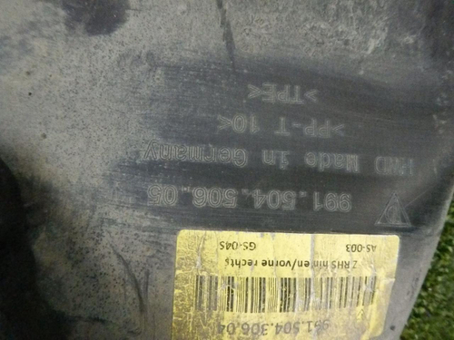 Подкрылок задний правый Porsche 911 991 (2015-2019)