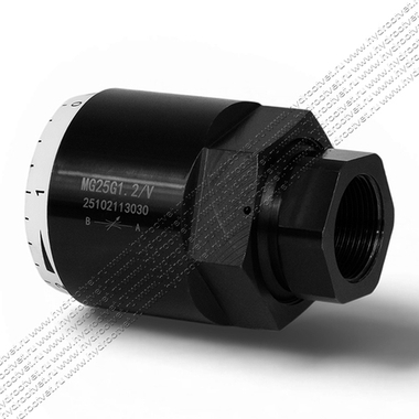MG25G1.2/V - Дроссель трубного монтажа Ду25 резьба G11/4, обратный клапан - нет
