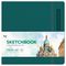 Скетчбук для акварели 40л., 145*145 BG &quot;Bright. Teal&quot;