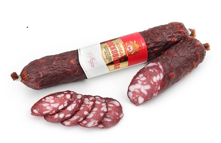 Колбаса варено-копченая "Московская" Гродненский МК