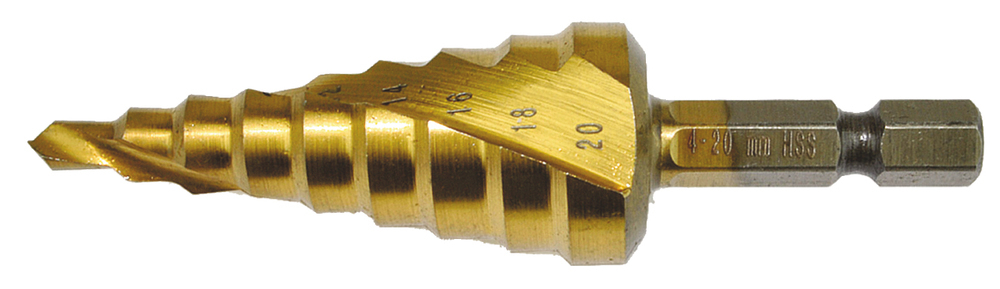 Ступенчатое сверло 4—20 мм Makita D-40185