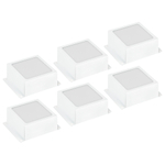 Светильник светодиодный ЭРА Грильято Домино SPO-651-3-4K-W8 8Вт 4000К 84х84мм GL15 100х100 белый