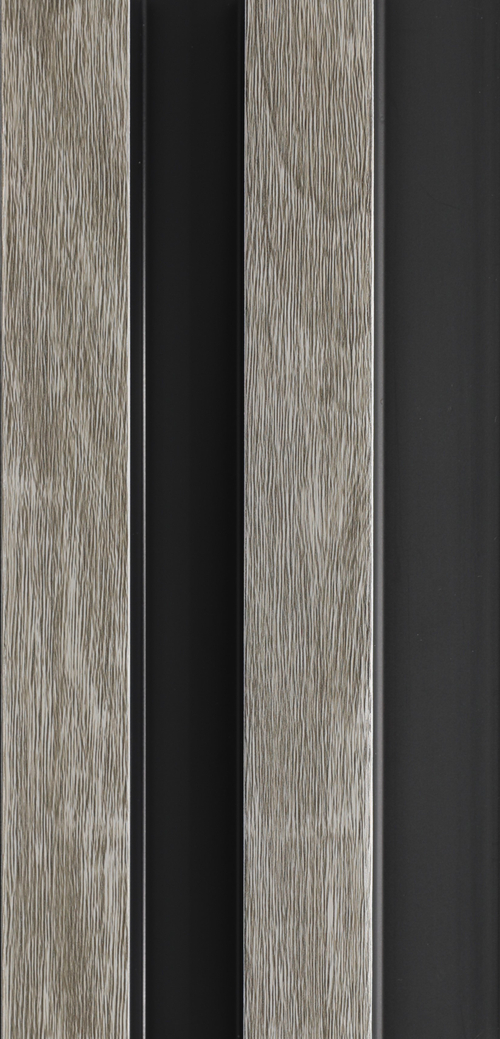 Реечная панель 3Д Prof ПВХ XL Дуб серый 122х2950 мм