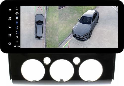 Магнитола для Toyota FJ Cruiser 2005-2022 (рамка черная) - Teyes LUX ONE 360 монитор 12.3" 2K QLED на Android 10, Быстрая, CarPlay, 4G SIM-слот, 4 камеры в комплекте