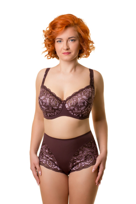 1109 бюстгальтер "Вино с миндалем"