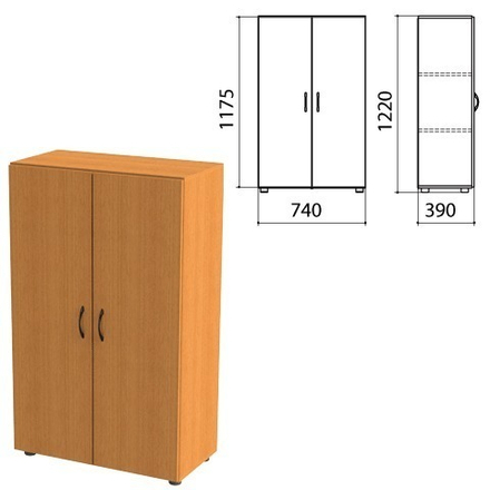 Шкаф закрытый "Фея", 740х390х1220 мм