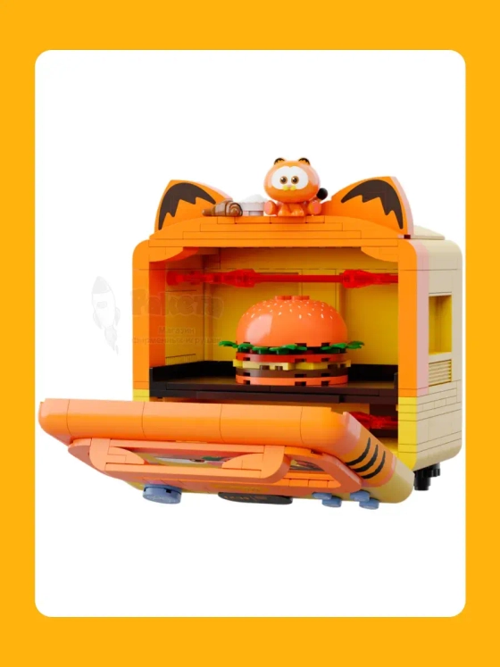 3Д Конструктор Гарфилд Микроволновка