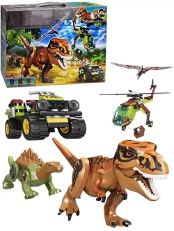 Конструктор Динозавры Погоня Тираннозавра Рекса 319 деталей